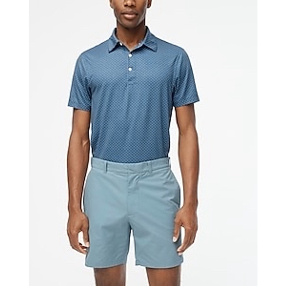 J Crew Mens 9 Inch Stretch Shorts Blue